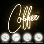 - LED Neon Light Cafe Sign Letters