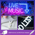 - LED Neon Light Cafe Sign Letters