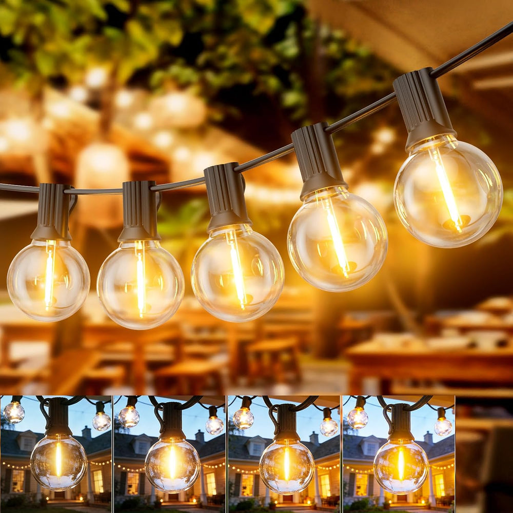 LED Outdoor String Lights 200FT 60m Festoon Shatterproof