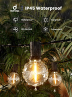 LED Outdoor String Lights 200FT 60m Festoon Shatterproof