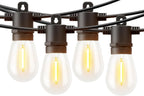 LED Outdoor String Lights S14 128FT 39m Festoon