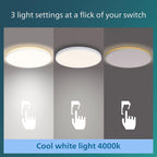 LED Ozziet Linear Ceiling Light 22W 4000K Cool