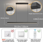 LED Pendant Lights Kitchen Island 3000K-6000K Adjustable Colour