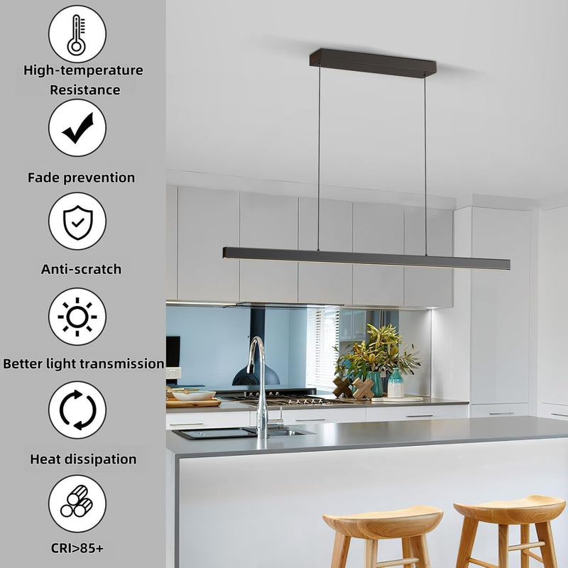 LED Pendant Lights Kitchen Island 3000K-6000K Adjustable Colour
