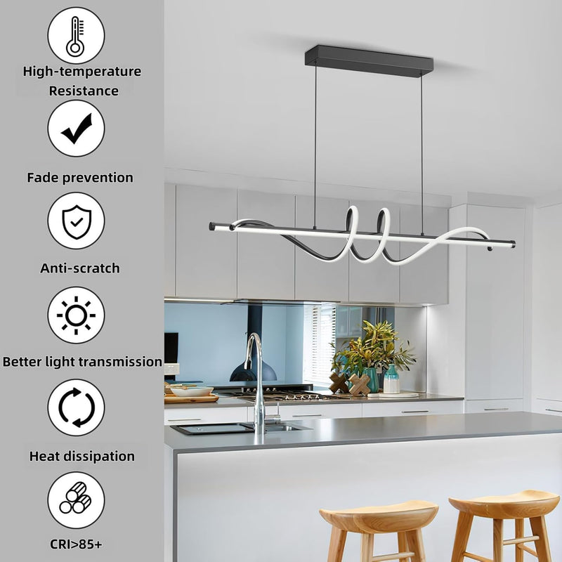LED Pendant Lights Kitchen Island 3000K-6000K Adjustable Colour
