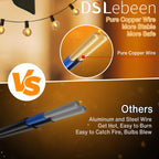 Lights Outdoor Garden String Mains Powered 150FT