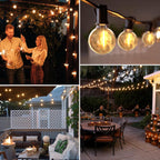 Lights Outdoor Garden String Mains Powered 150FT