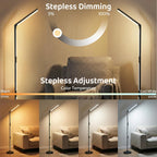 LED RGB Corner Floor Lamp Foldable Light 2200K-6500K