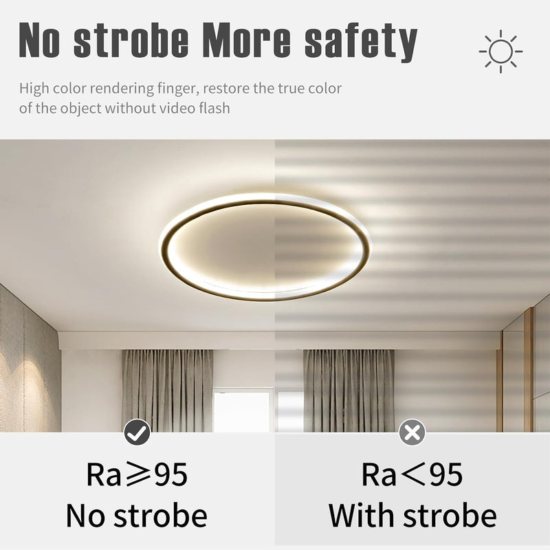 LED Square Ceiling Light Flush Living Room