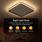 LED Square Ceiling Light Flush Living Room