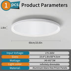 LED Square Ceiling Light Flush Living Room