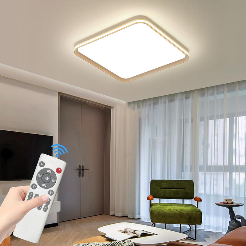 LED Square Ceiling Light Flush Living Room