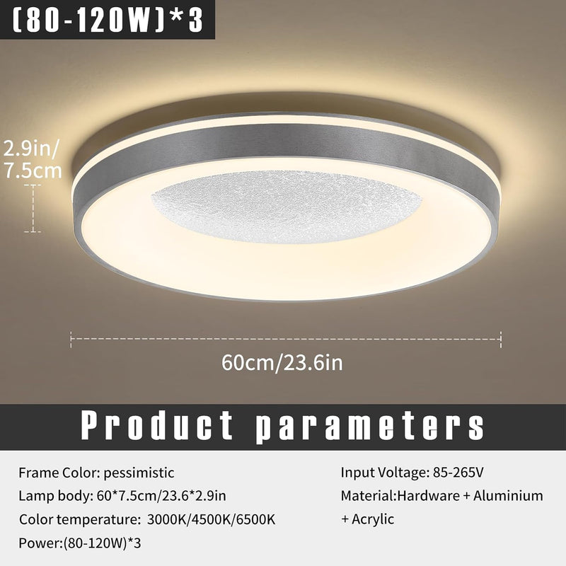 LED Square Ceiling Light Flush Living Room