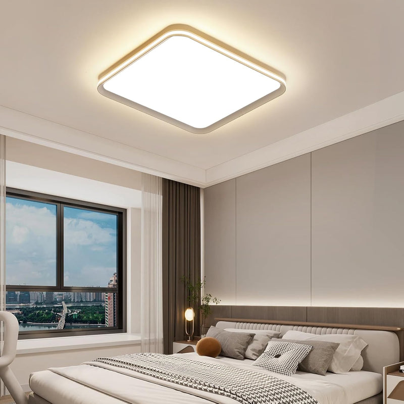 LED Square Ceiling Light Flush Living Room
