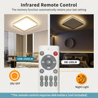LED Square Ceiling Light Flush Living Room