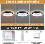 LED Square Ceiling Light Flush Living Room