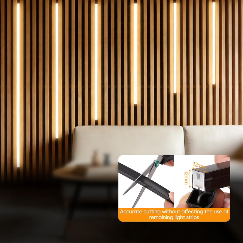 LED Strip Lights for Acoustic Wall Panels 6