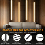 LED Strip Lights for Acoustic Wall Panels 6