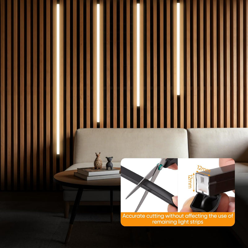 LED Strip Lights for Acoustic Wall Panels 6