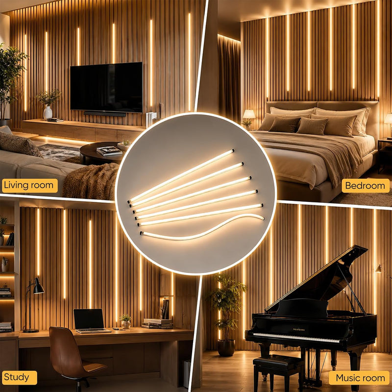 LED Strip Lights for Acoustic Wall Panels 8