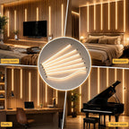 LED Strip Lights for Acoustic Wall Panels 8