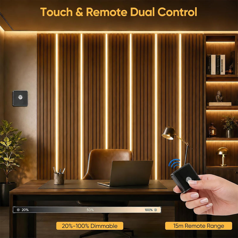 LED Strip Lights for Acoustic Wall Panels 8