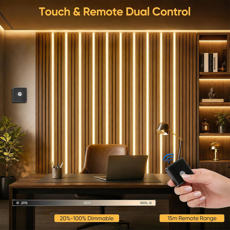 LED Strip Lights for Acoustic Wall Panels 8