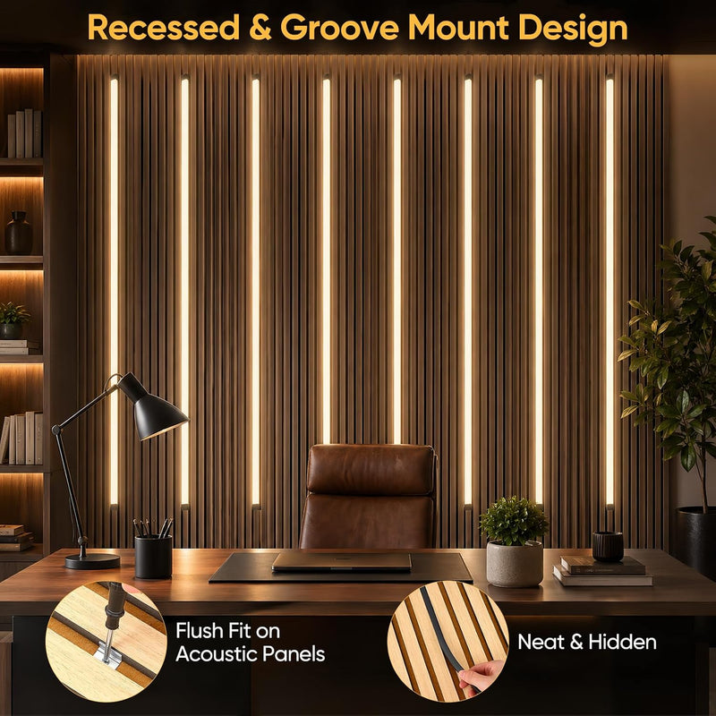 LED Strip Lights for Acoustic Wall Panels 8