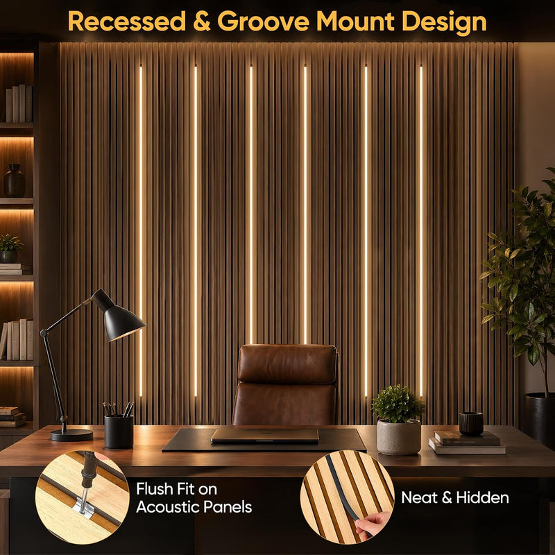 LED Strip Lights for Acoustic Wall Panels 8
