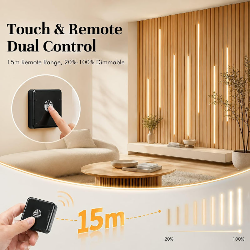 LED Strip Lights for Acoustic Wall Panels 8