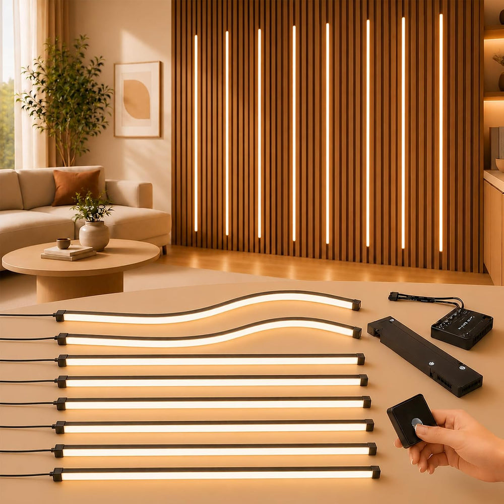 LED Strip Lights for Acoustic Wall Panels 8