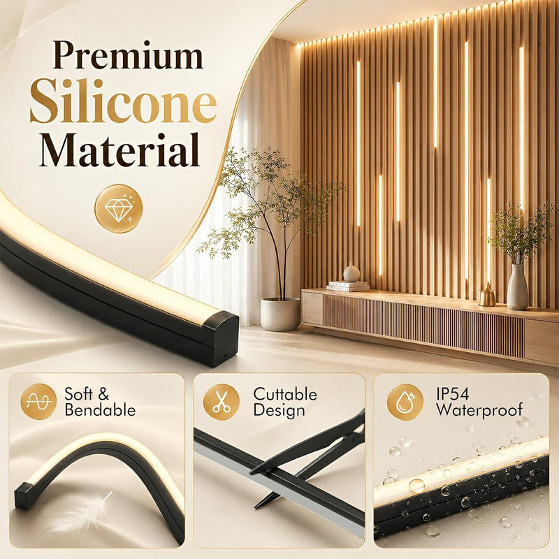 LED Strip Lights for Acoustic Wall Panels 8