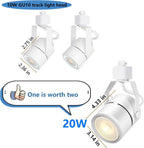 LED Track Lighting Heads Kit Dimmable Lights