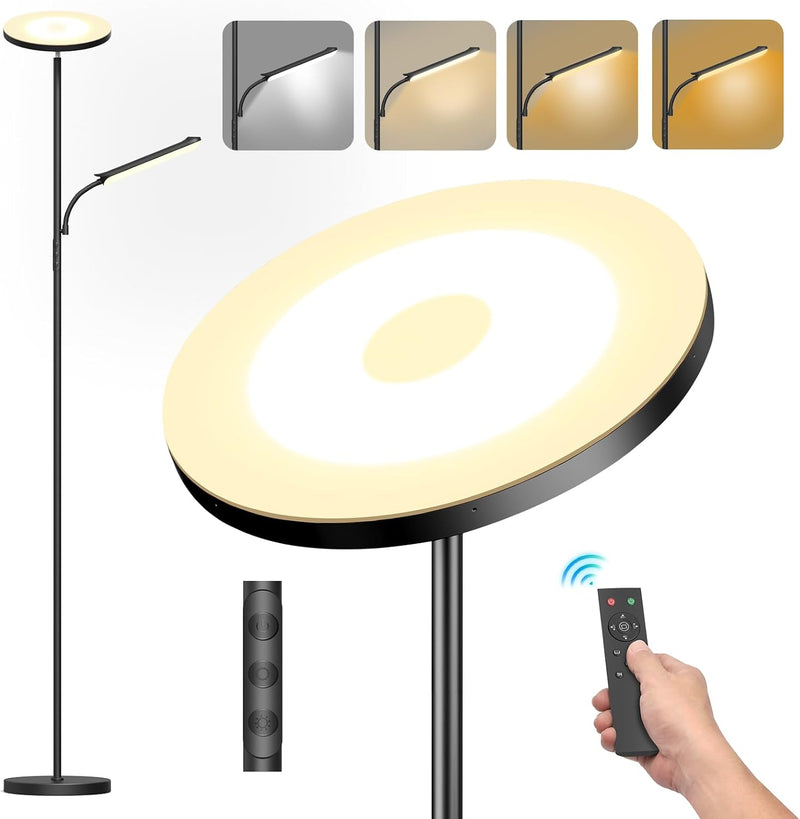 LED Uplighter Floor Lamp Living Room 42W 2700K-6500K
