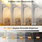LED Uplighter Floor Lamp Living Room 42W 2700K-6500K