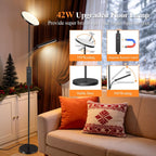 LED Uplighter Floor Lamp Living Room 42W 2700K-6500K