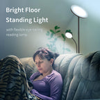 LED Uplighter Floor Lamps Dimmable Rotatable 2 Lights