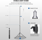 13" LED Video Light Panel Studio Lighting Kit
