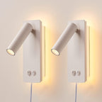 Wall Lamp and Reading Light Two-In-One