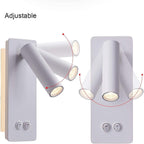 Wall Lamp and Reading Light Two-In-One