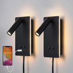 LED Wall Lamp Mounted Reading Lights Adjustable Headboard