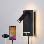 LED Wall Lamp Mounted Reading Lights Adjustable Headboard