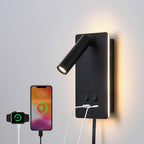LED Wall Lamp Mounted Reading Lights Adjustable Headboard
