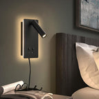 LED Wall Lamp Mounted Reading Lights Adjustable Headboard