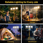 LED Work Light with Tripod 21000lm 3 Adjustable