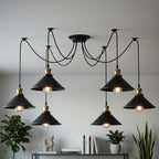 8 Head Spider Pendant Light with Adjustable 2m