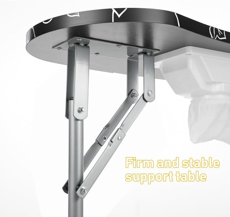 Folding Portable Vented Beauty Manicure Table Nail Desk