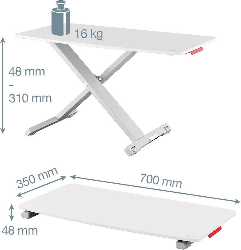 Standing Desk Converter Compact Ergonomic Height Adjustable