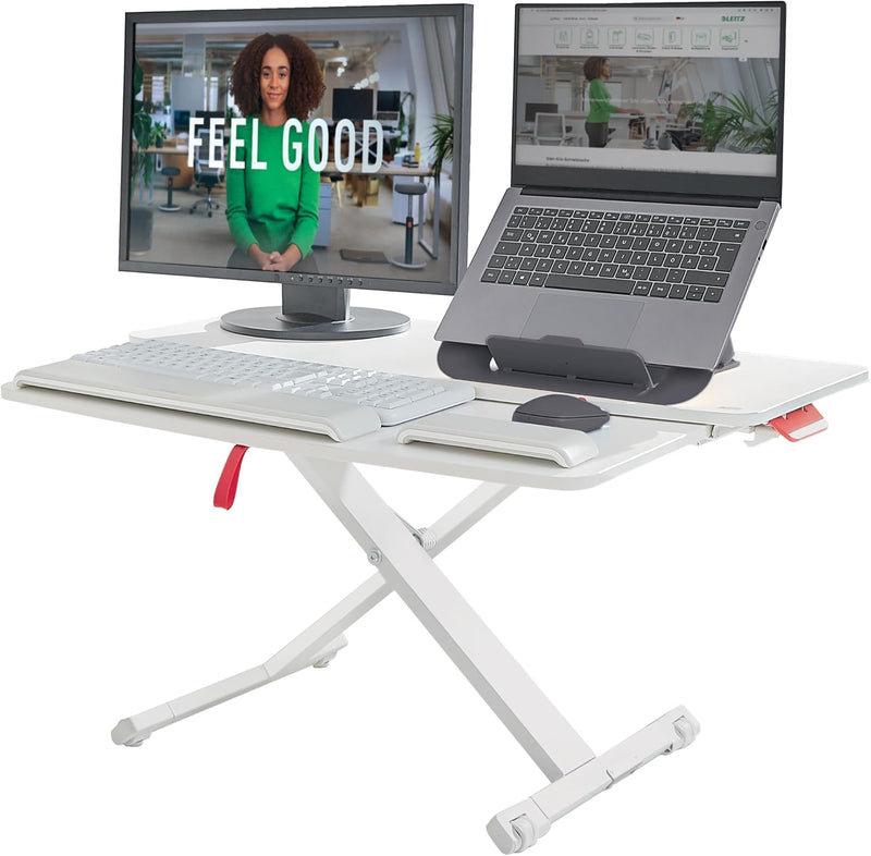 Standing Desk Converter Compact Ergonomic Height Adjustable