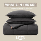 Leonora Comforter Set with 2 Pillow Shams Lightweight